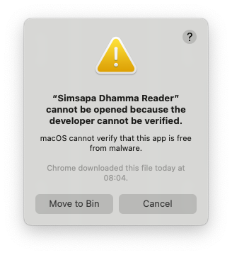 MacOS Cannot be Opened